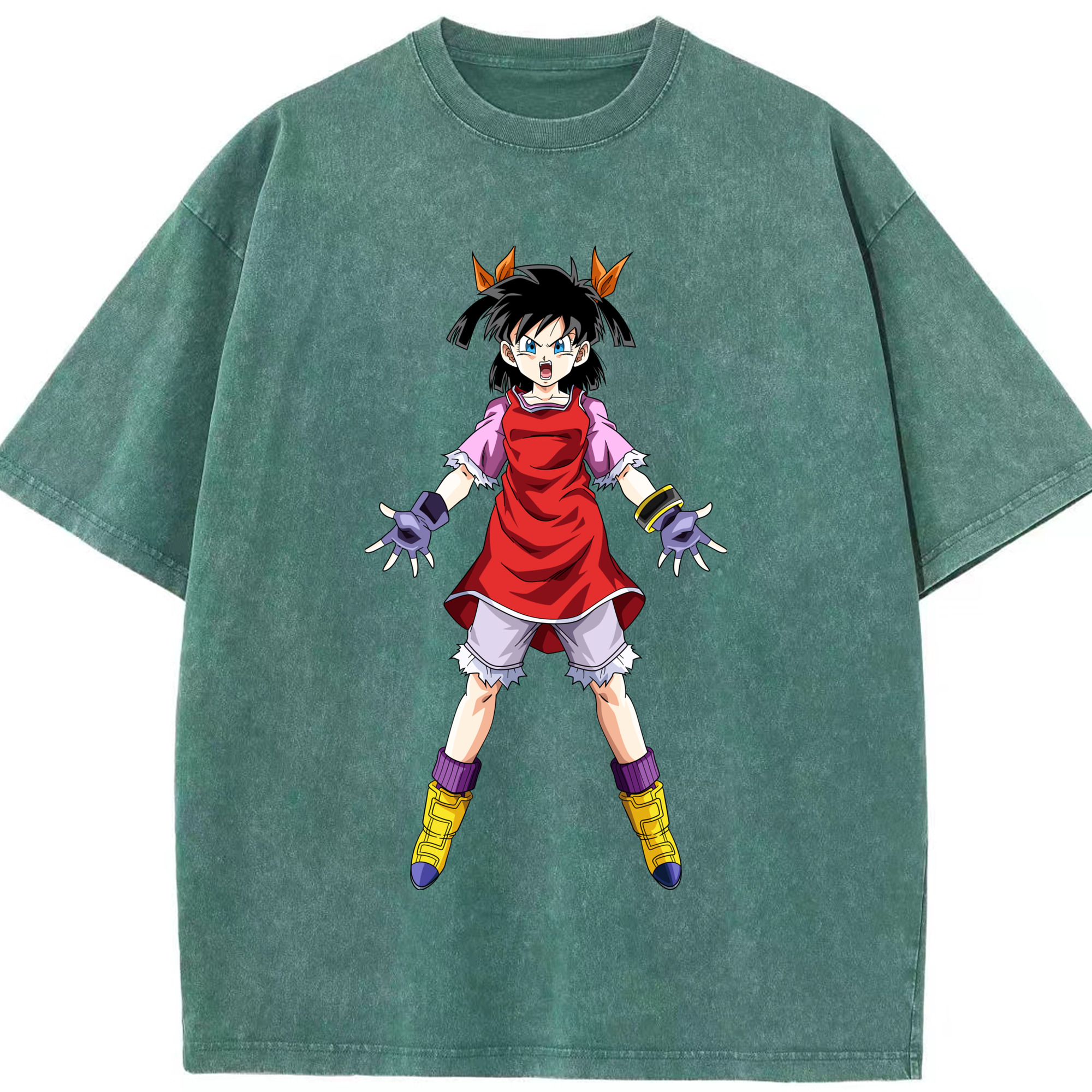 （画像用） ドラゴンボール パン DRAGON BALL Pan 綿100% ヴィンテージ風 半袖Tシャツ（フロントプリント）